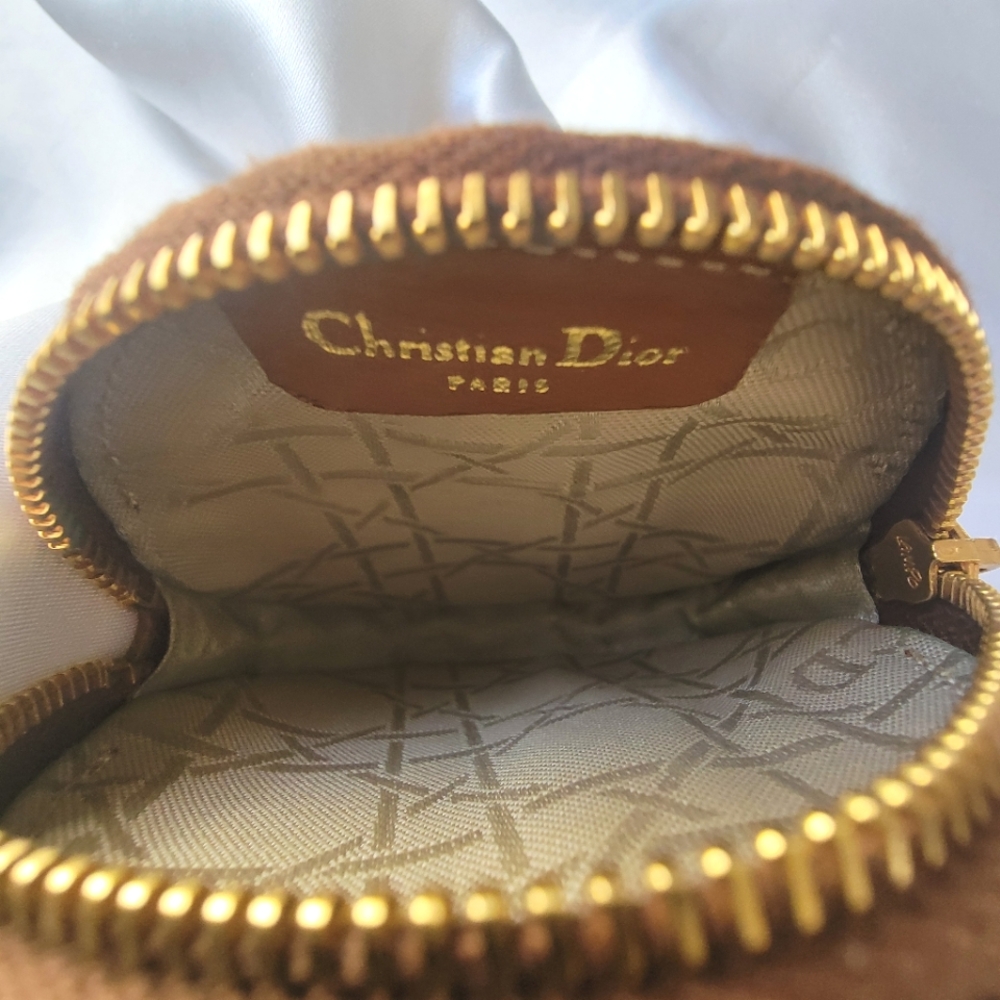 Dior Coin Lady Dior Leather Coin Purse - Picture 8 of 12